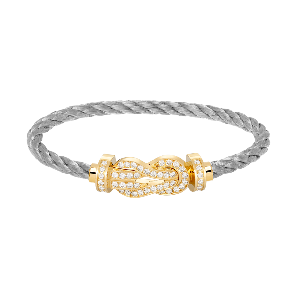 [Stellar Jewelry]CHANCE LARGE 8 FIGURE BUCKLE FULLDIAMOND BRACELET GOLD