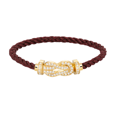 [Stellar Jewelry]CHANCE LARGE 8 FIGURE BUCKLE FULLDIAMOND BRACELET GOLD