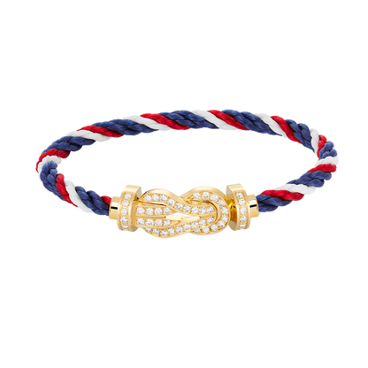 [Stellar Jewelry]CHANCE LARGE 8 FIGURE BUCKLE FULLDIAMOND BRACELET GOLD