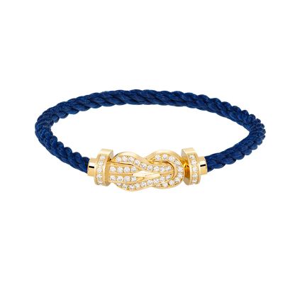 [Stellar Jewelry]CHANCE LARGE 8 FIGURE BUCKLE FULLDIAMOND BRACELET GOLD