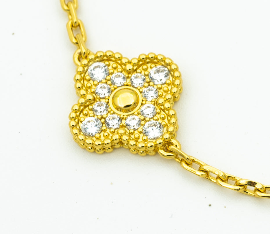 [Stellar Jewelry] CLOVER 5 MOTIF LASER BRACELET COLLECTION
