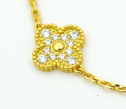 [Stellar Jewelry] CLOVER 5 MOTIF LASER BRACELET COLLECTION