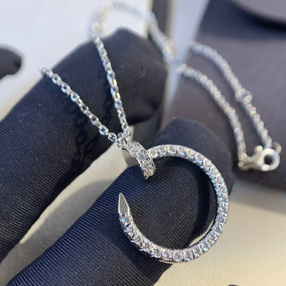 [Stellar Jewelry]JUSTE NECKLACE SILVER DIAMONDS