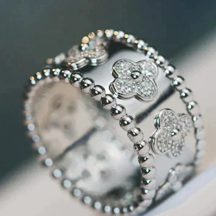 [Stellar Jewelry]CLOVER KALEIDOSCOPE RING 10MM