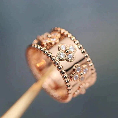 [Stellar Jewelry]CLOVER KALEIDOSCOPE RING 10MM