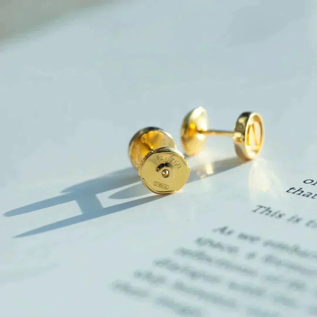 [Stellar Jewelry]LOVE EARRINGS GOLD 10MM