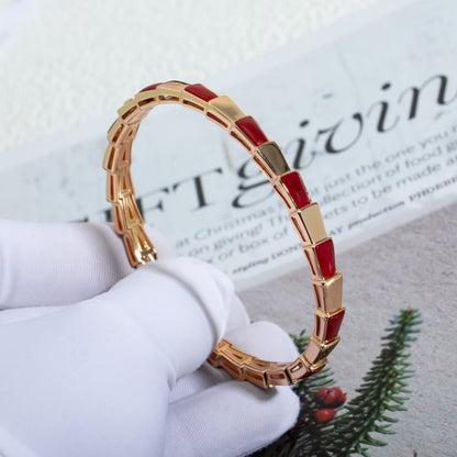 [Stellar Jewelry]SERPENTI BRACELET PINK GOLD RUBELLITE