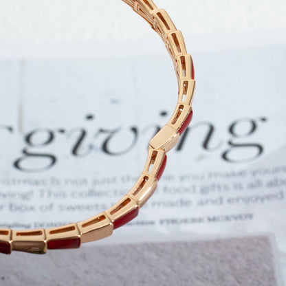 [Stellar Jewelry]SERPENTI BRACELET PINK GOLD RUBELLITE