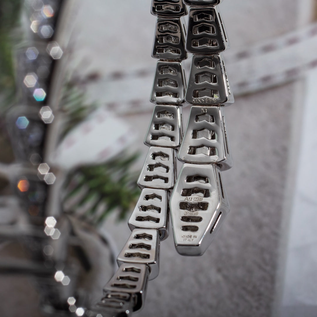 [Stellar Jewelry]SERPENTI BRACELET 6MM SILVER DIAMOND