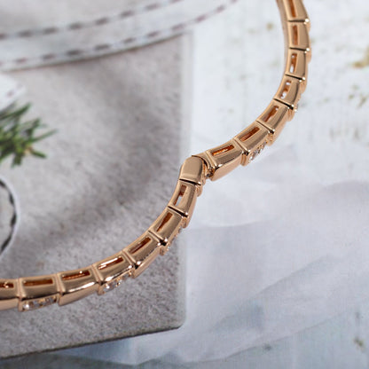 [Stellar Jewelry]SERPENTI BRACELET PINK GOLD DIAMOND
