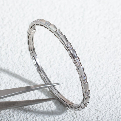 [Stellar Jewelry]SERPENTI BRACELET SILVER DIAMOND