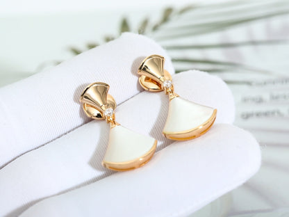 [Stellar Jewelry]DREAM MOP PINK GOLD EARRINGS