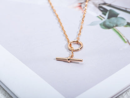 [Stellar Jewelry]ECHAPPEE NECKLACE PINK GOLD