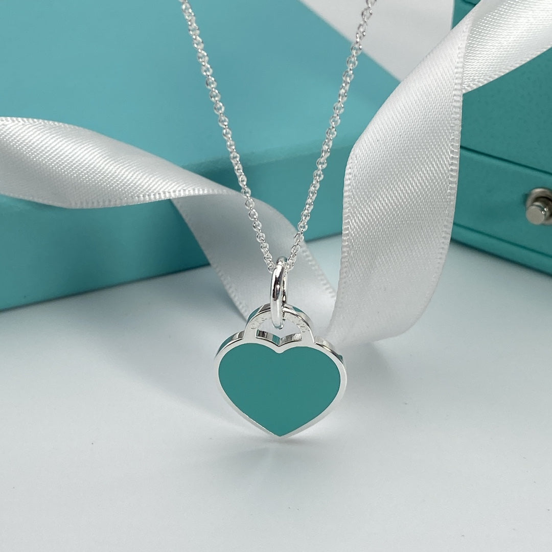 [Stellar jewels]HEART PEDANT SILVER NECKLACE