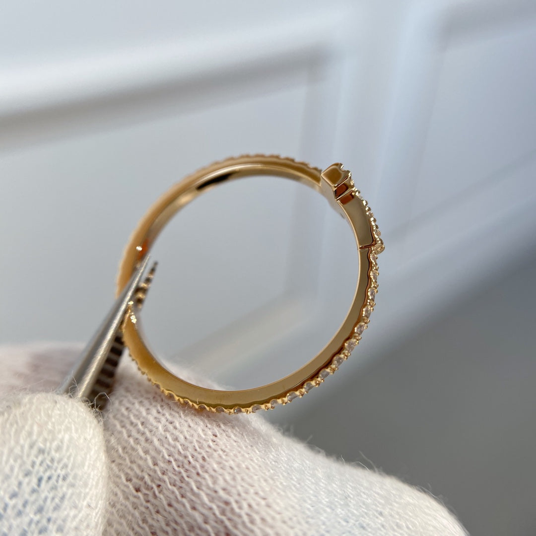 [Stellar jewels]T RING DIAMOND PINK GOLD