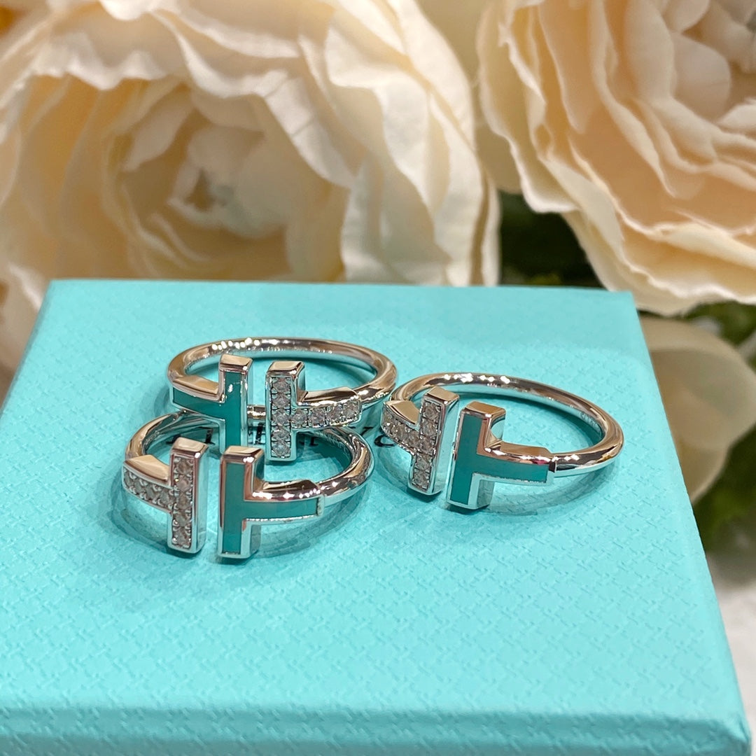[Stellar jewels] WIRE TURQUOISE DIAMOND RING SILVER