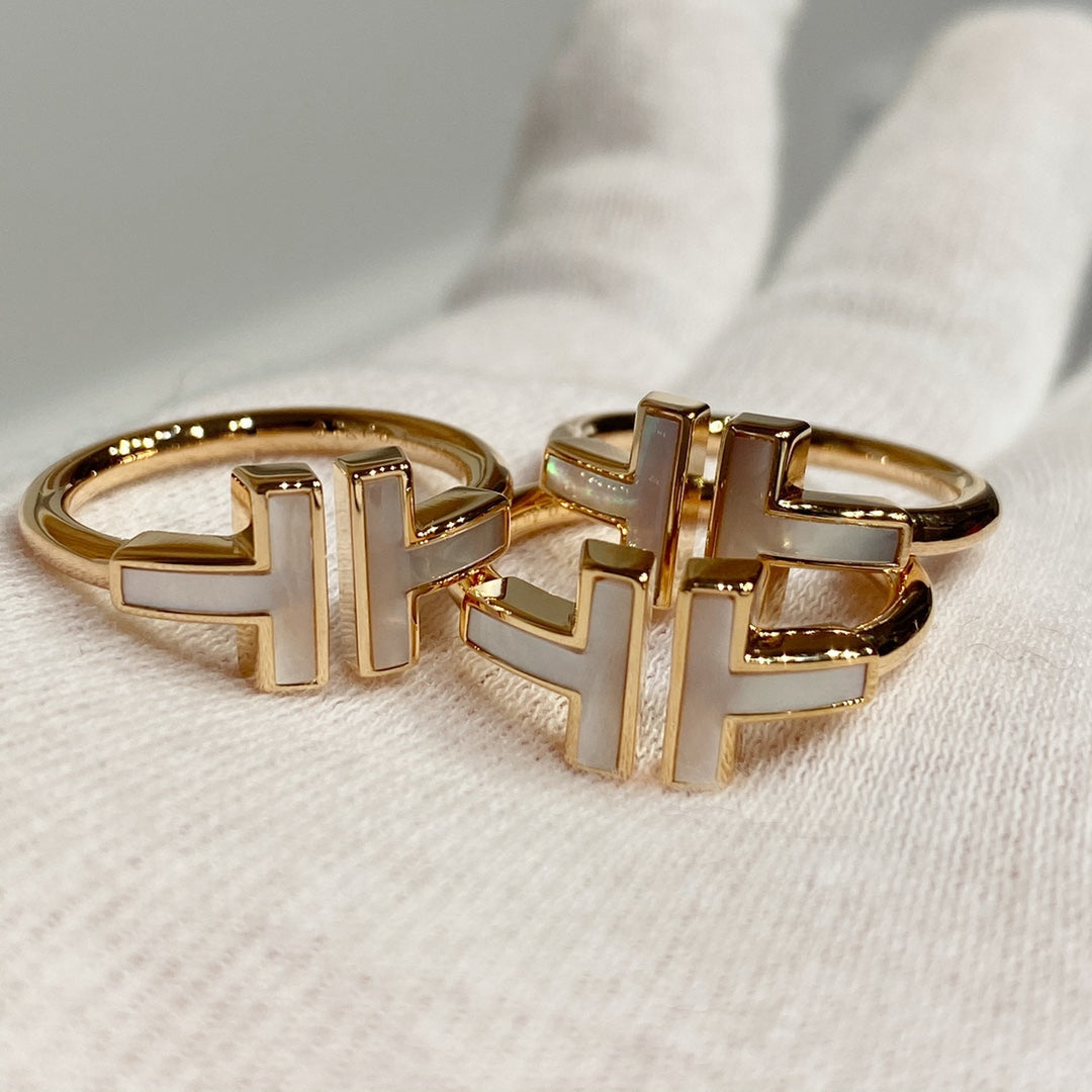 [Stellar jewels] WIRE MOP RING PINK GOLD