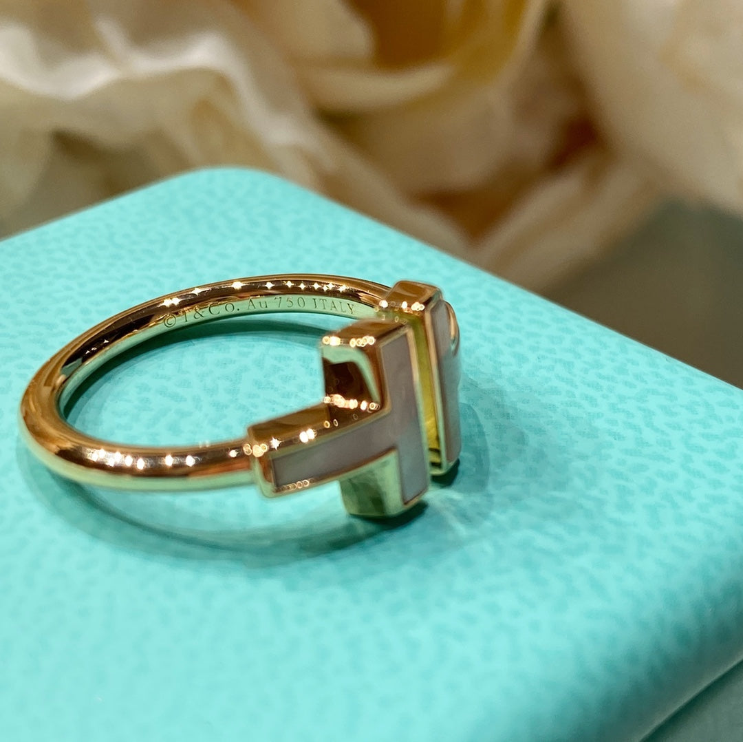 [Stellar jewels] WIRE MOP RING PINK GOLD