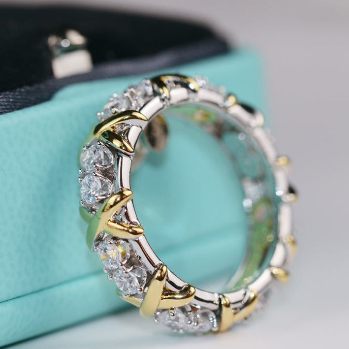 [Stellar jewels]SIXTEEN STONE RING GOLD