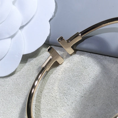 [Stellar jewels]T BRACELET PINK GOLD 1.8MM DIAMOND