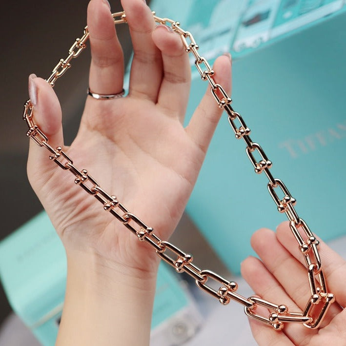 [Stellar jewels]HARDWEAR LINK GOLD NECKLACE