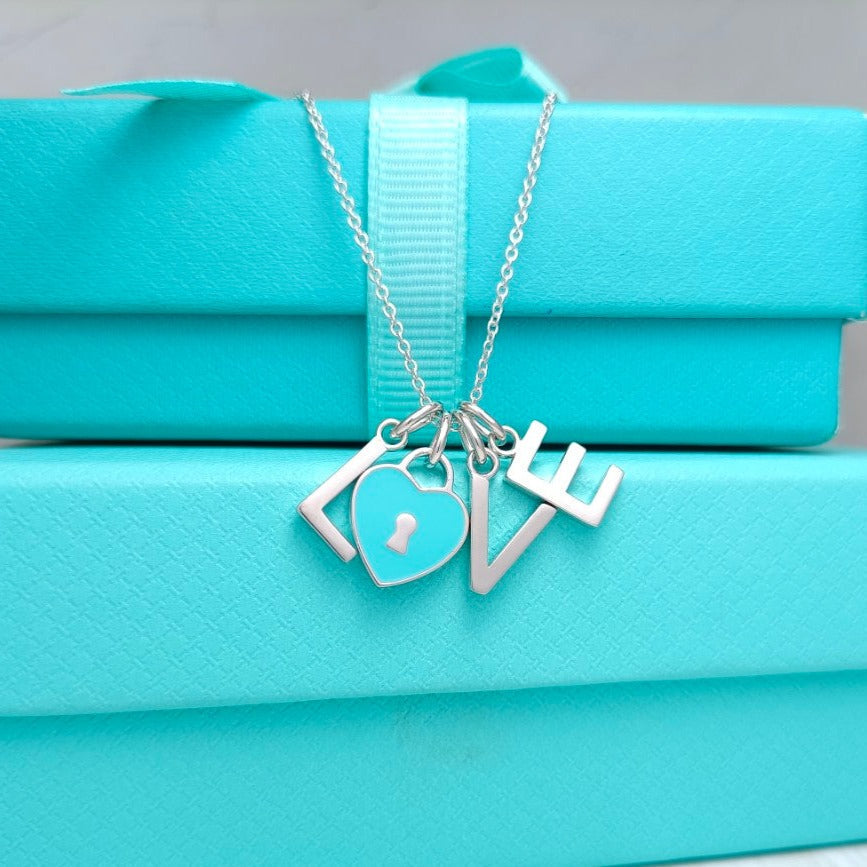 [Stellar jewels]LOVE TEXT PEDANT NECKLACE