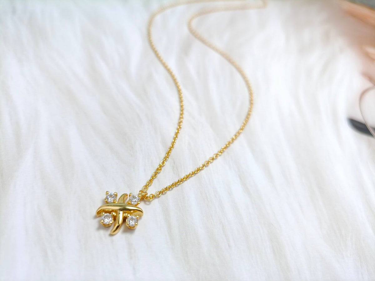 [Stellar jewels]PINWHEEL NECKLACE DIAMOND