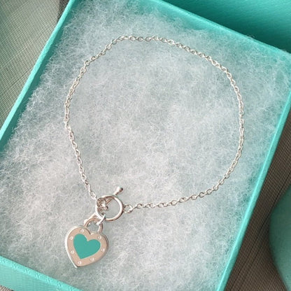 [Stellar jewels]LOVE HEART BLUE BRACELET