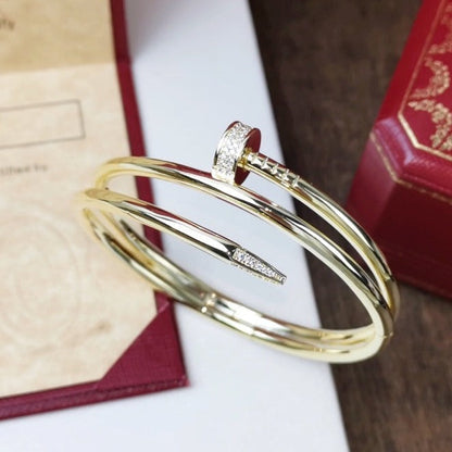 [Stellar Jewelry]JUSTE BRACELET 3.5MM DOUBLE ROW DIAMOND