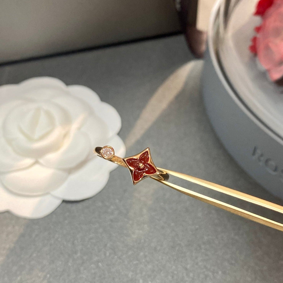 [Stellar Jewelry]STAR 1 DIAMOND OPEN RING