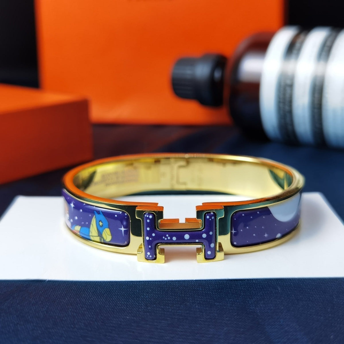 [Stellar Jewelry]H STAR AND MOON BRACELET 12MM