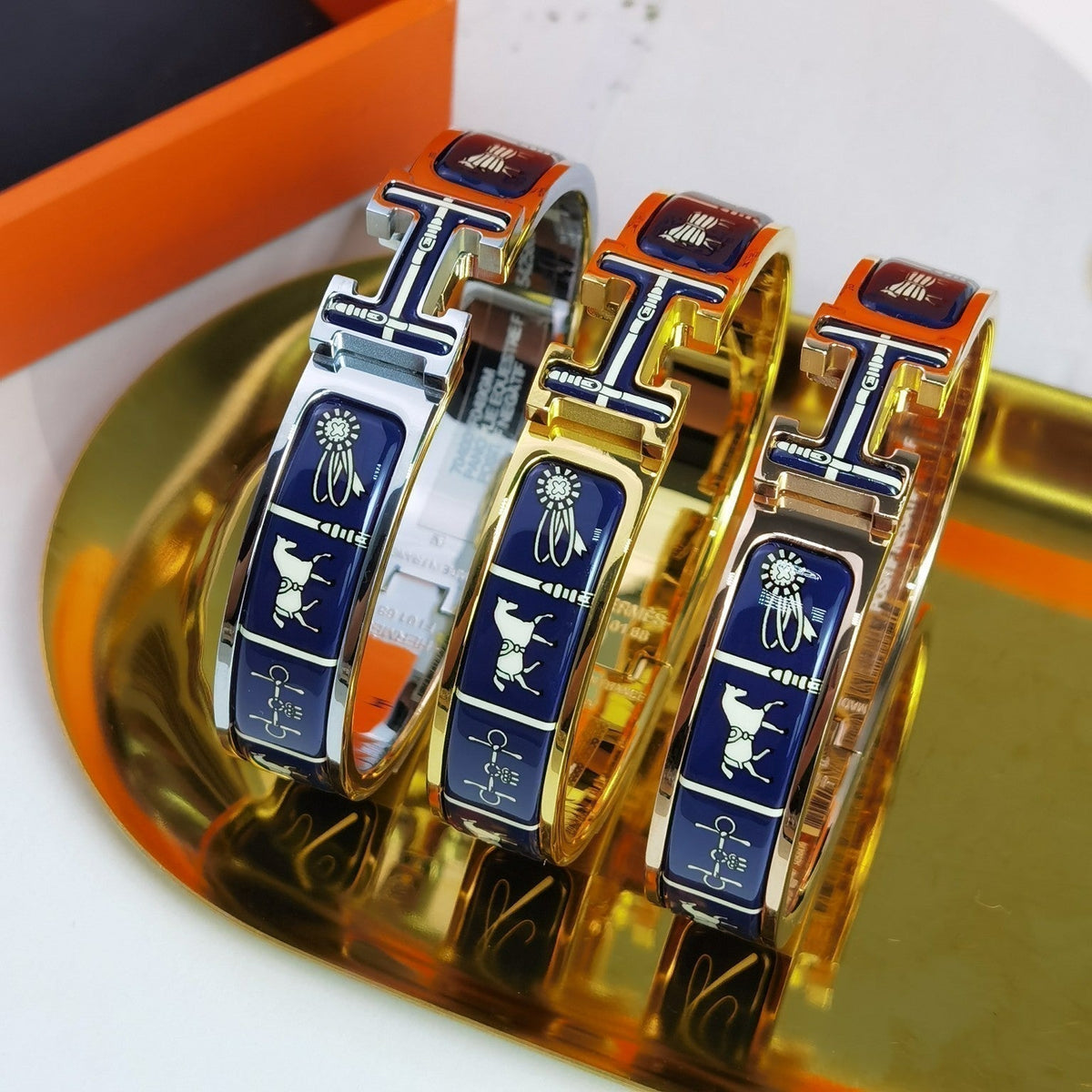 [Stellar Jewelry]H COUVERTURES DARK BLUE BRACELET