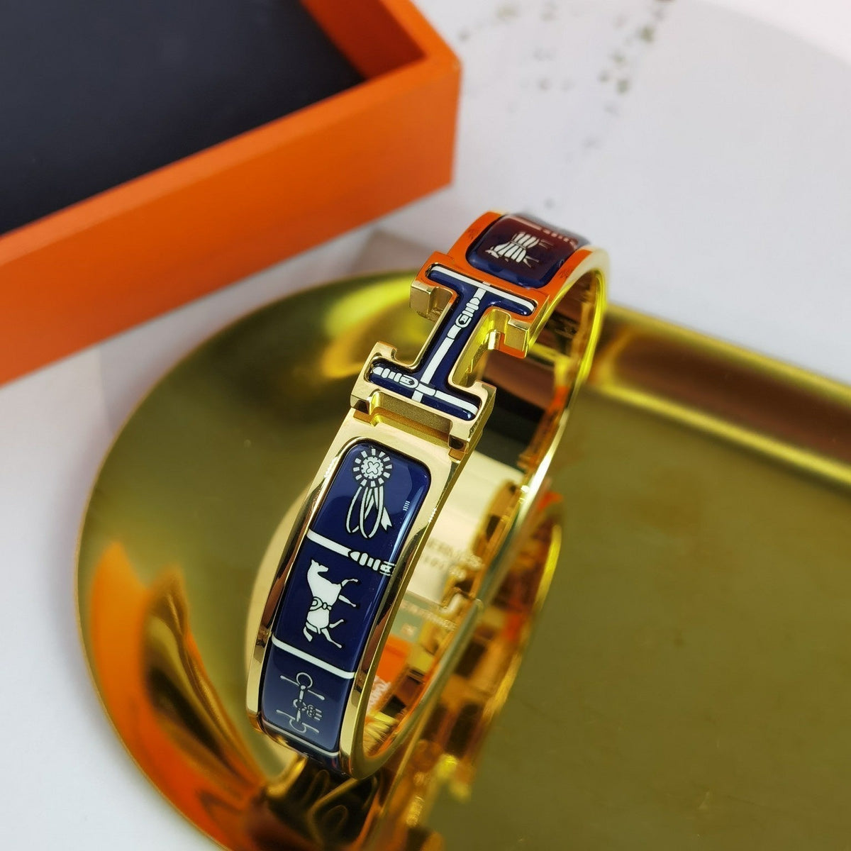 [Stellar Jewelry]H COUVERTURES DARK BLUE BRACELET