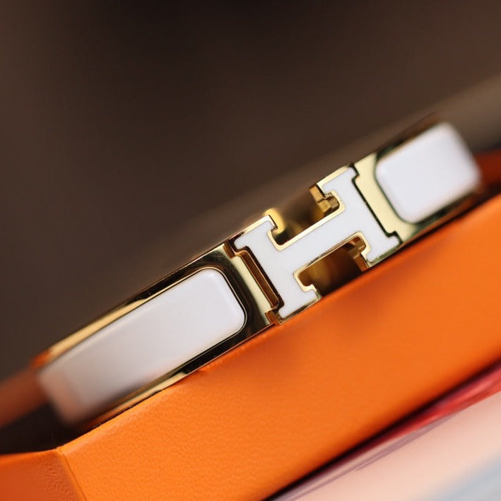 [Stellar Jewelry]H BRACELET 12MM GOLD