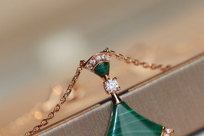 [Stellar Jewelry]DREAM NECKLACE MALACHITE DIAMOND