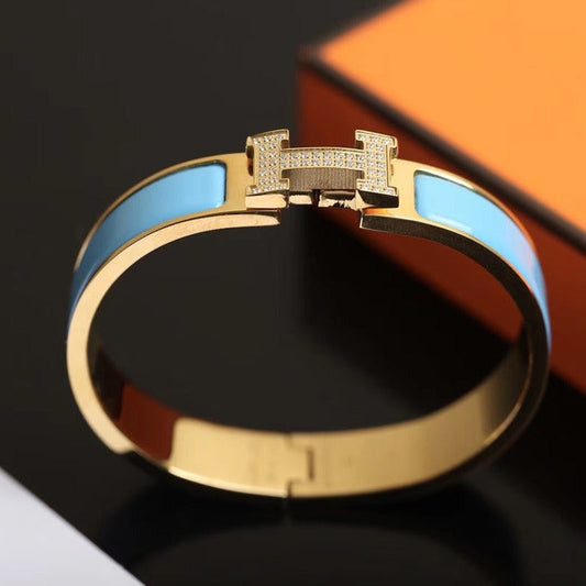 [Stellar Jewelry]H CLOUD BLUE BRACELET GOLD DIAMOND