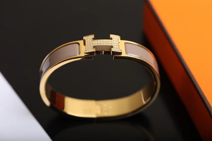 [Stellar Jewelry]H BRACELET GOLD DIAMOND