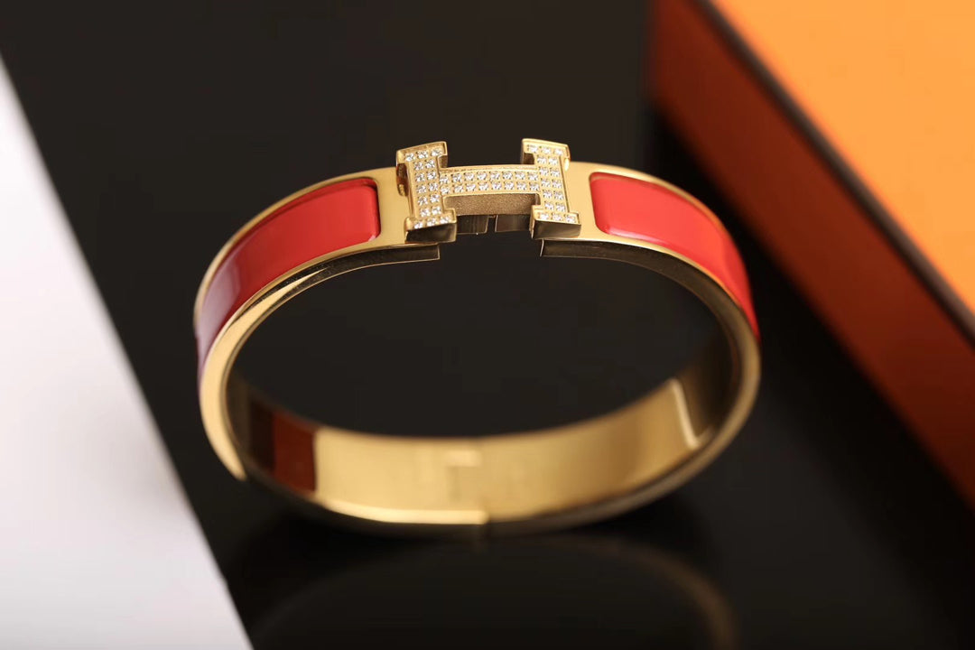 [Stellar Jewelry]H BRACELET GOLD DIAMOND
