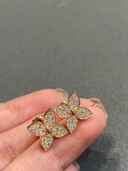 [Stellar Jewelry]STAR DIAMOND EARRINGS