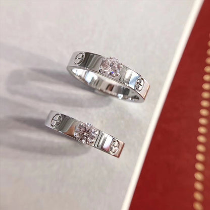 [Stellar Jewelry]LOVE RING 3.6MM 1 BIG DIAMOND