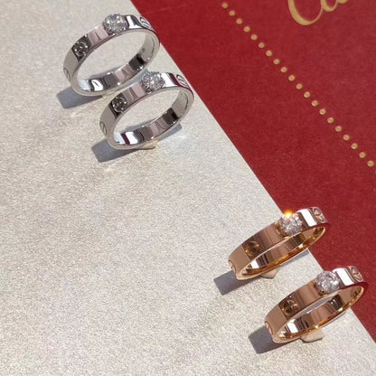 [Stellar Jewelry]LOVE RING 3.6MM 1 BIG DIAMOND