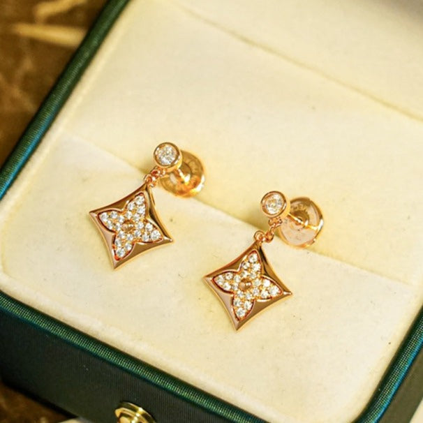[Stellar Jewelry]STAR DIAMONDS EARRINGS GOLD