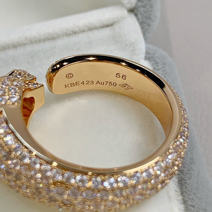 [Stellar Jewelry]PANTHERE PINK GOLD DIAMOND RING