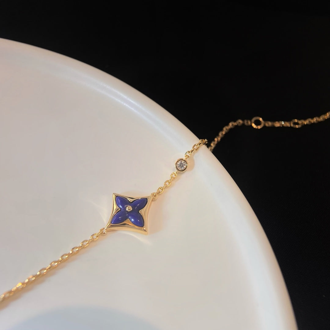 [Stellar Jewelry]COLOR STAR PINK GOLD DIAMOND BRACELET