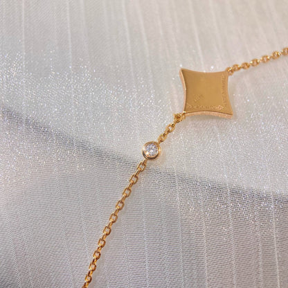 [Stellar Jewelry]COLOR STAR PINK GOLD DIAMOND BRACELET