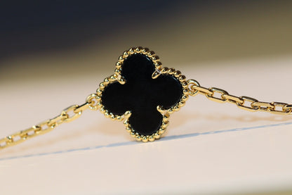 [Stellar Jewelry]CLOVER 20 MOTIFS ONYX ROSE GOLD
