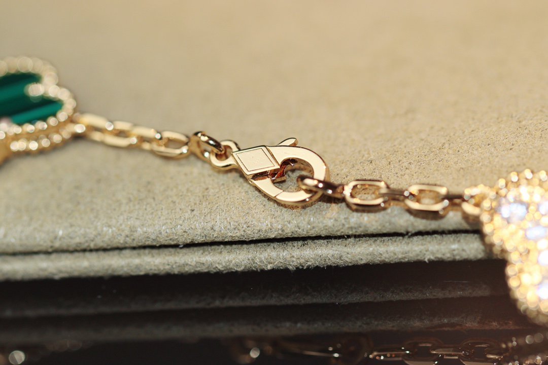 [Stellar Jewelry]CLOVER 20 MOTIFS ONYX ROSE GOLD