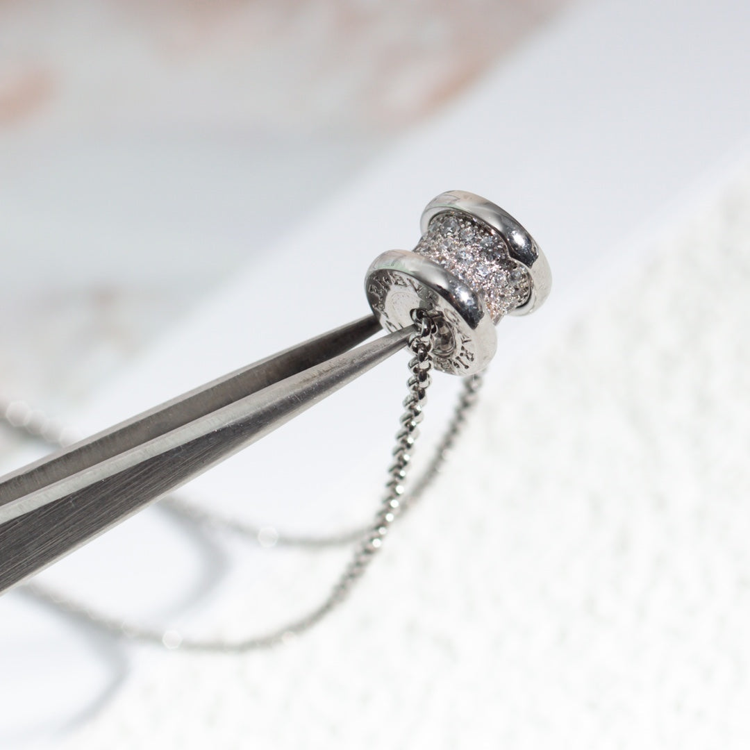 [Stellar Jewelry]ZERO 1 SILVER DIAMOND NECKLACE