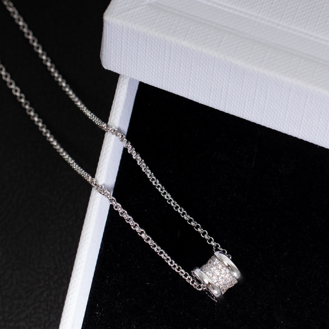 [Stellar Jewelry]ZERO 1 SILVER DIAMOND NECKLACE