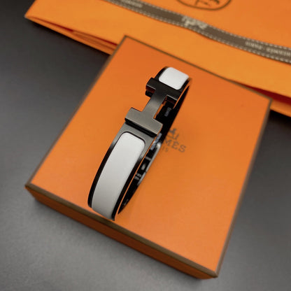 [Stellar Jewelry]H BRACELET 12MM BLACK WHITE CERAMIC
